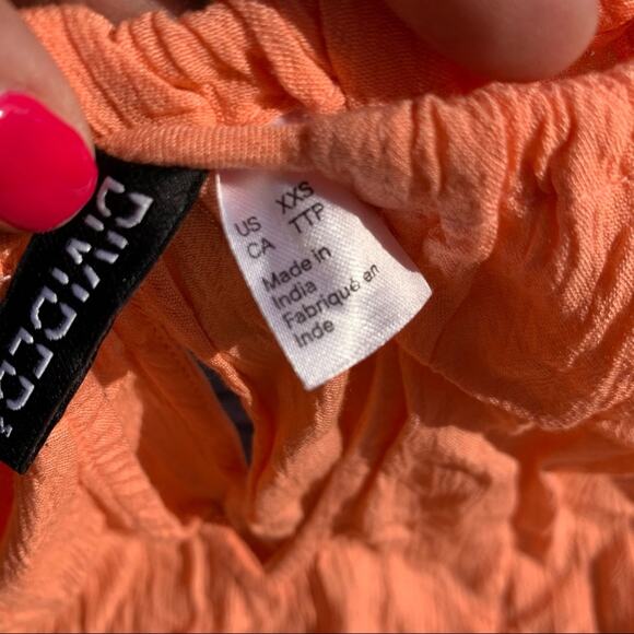 H&M Coral Halter Tunic Size XXS - Picture 3 of 5